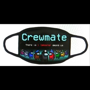 Among Us Crewmate Face Mask | Game Merch
